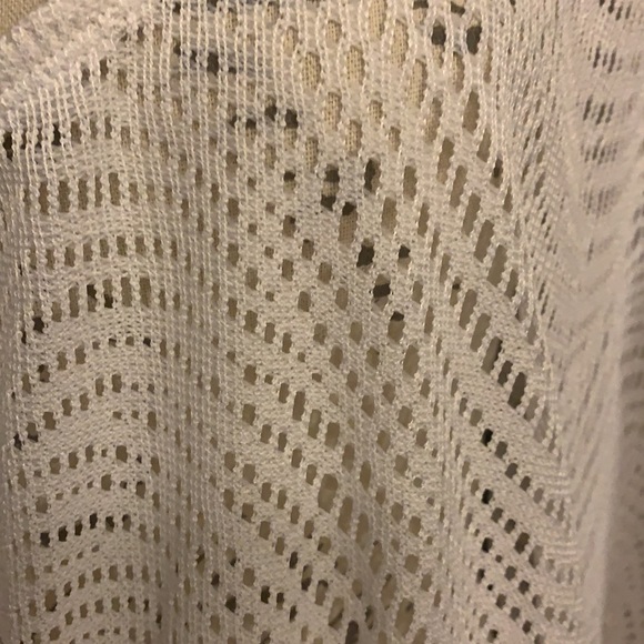 White Net Swimsuit Coverup - Picture 5 of 6